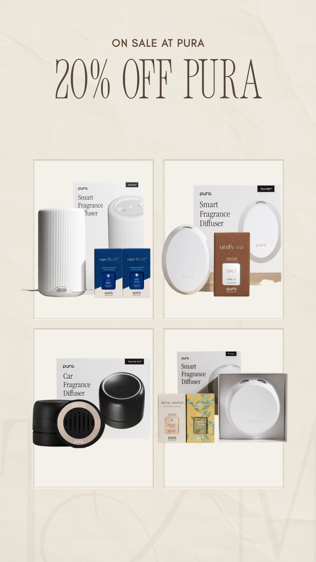 I love my Pura so much! once you get one you literally can’t go back. My apartment always smells SO good and 20% off is the perfect time to stock up on new scents + diffusers 🤍 wedding guest dress summer, summer outfits, summer dresses, country concert outfits, graduation guest outfits, memorial day outfit, date night outfits, plus size fashion, vacation outfits beach, business casual workwear, pura sale, home fragrance, apartment essentials, home favorites, luxury home finds, smart diffuser, clean girl apartment vibes
 

 #LTKSeasonal #LTKHome