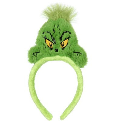 Dr. Seuss GRINCH Costume Character Fabric Cosplay Hair Accessory Headband For Men And Women Green | Target