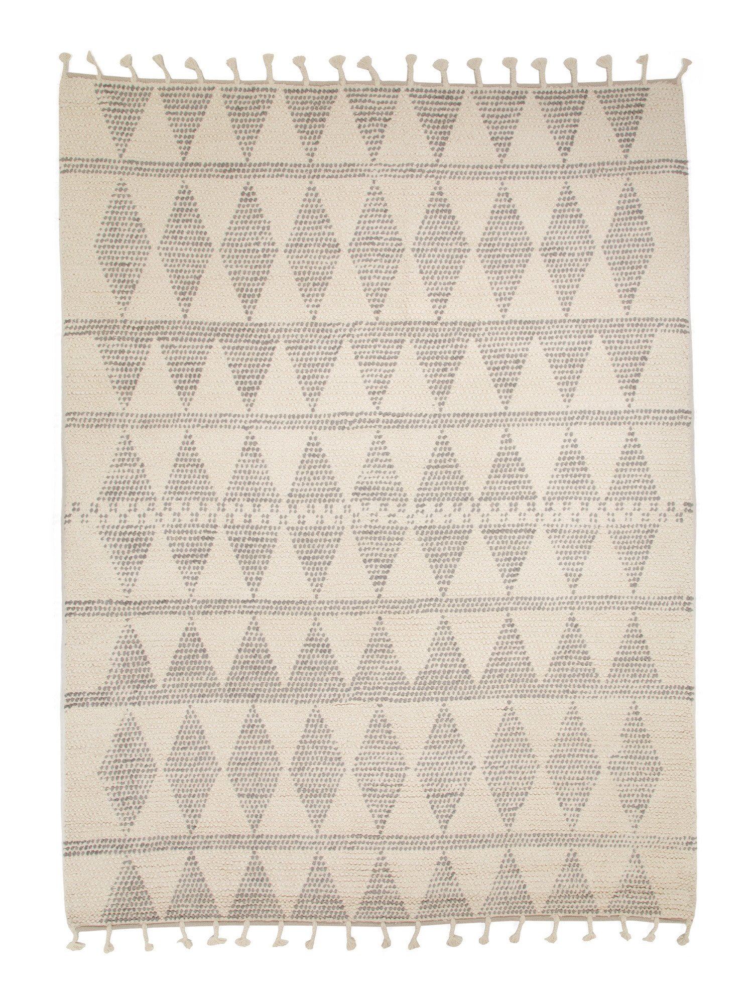 8x10 Diamond Pattern Hand Tufted Area Rug | TJ Maxx