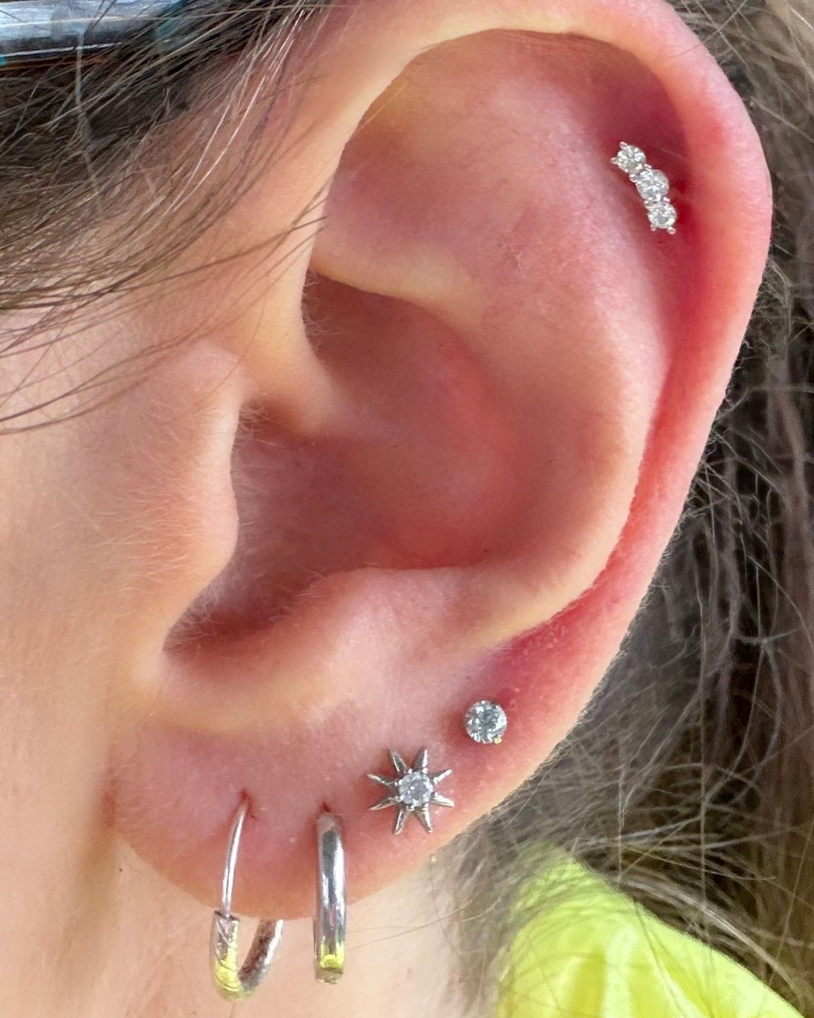 Had to take all of my piercings out earlier for something and a few went missing. Made an emergency trip to Mejuri so my cartilage piercing didn’t  close up and came home with this stunner! ✨

#LTKOver40 #LTKdayinmylife #LTKmomlife