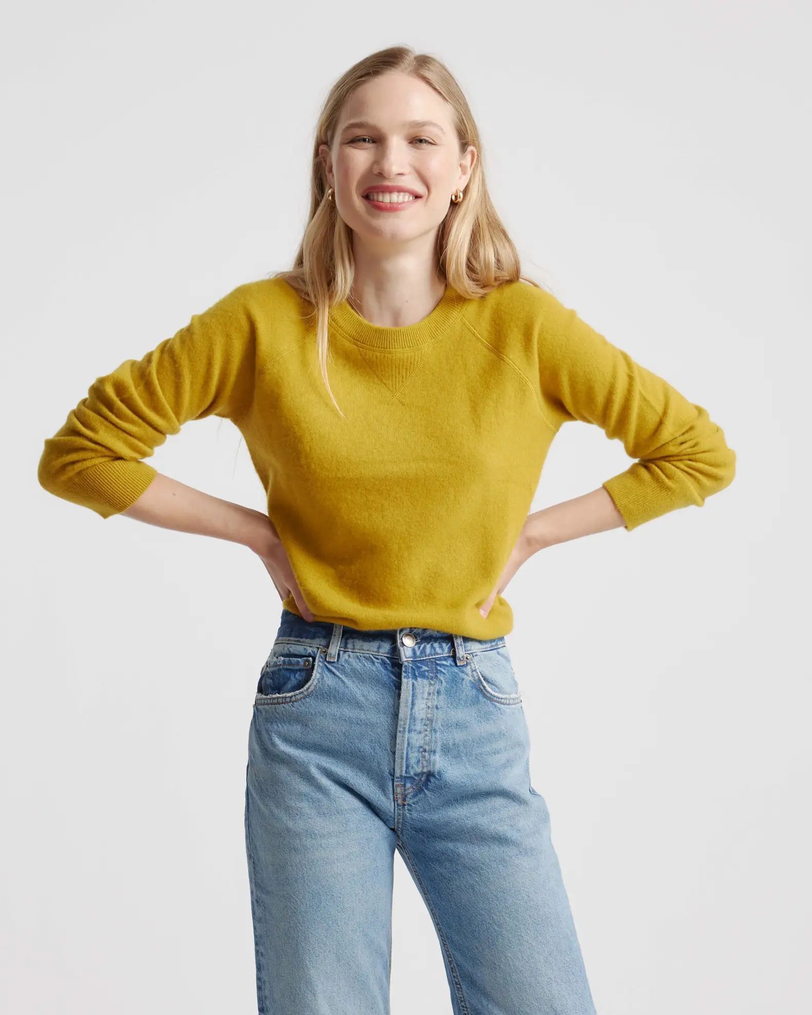 Mongolian Shrunken Cashmere Sweatshirt | Quince