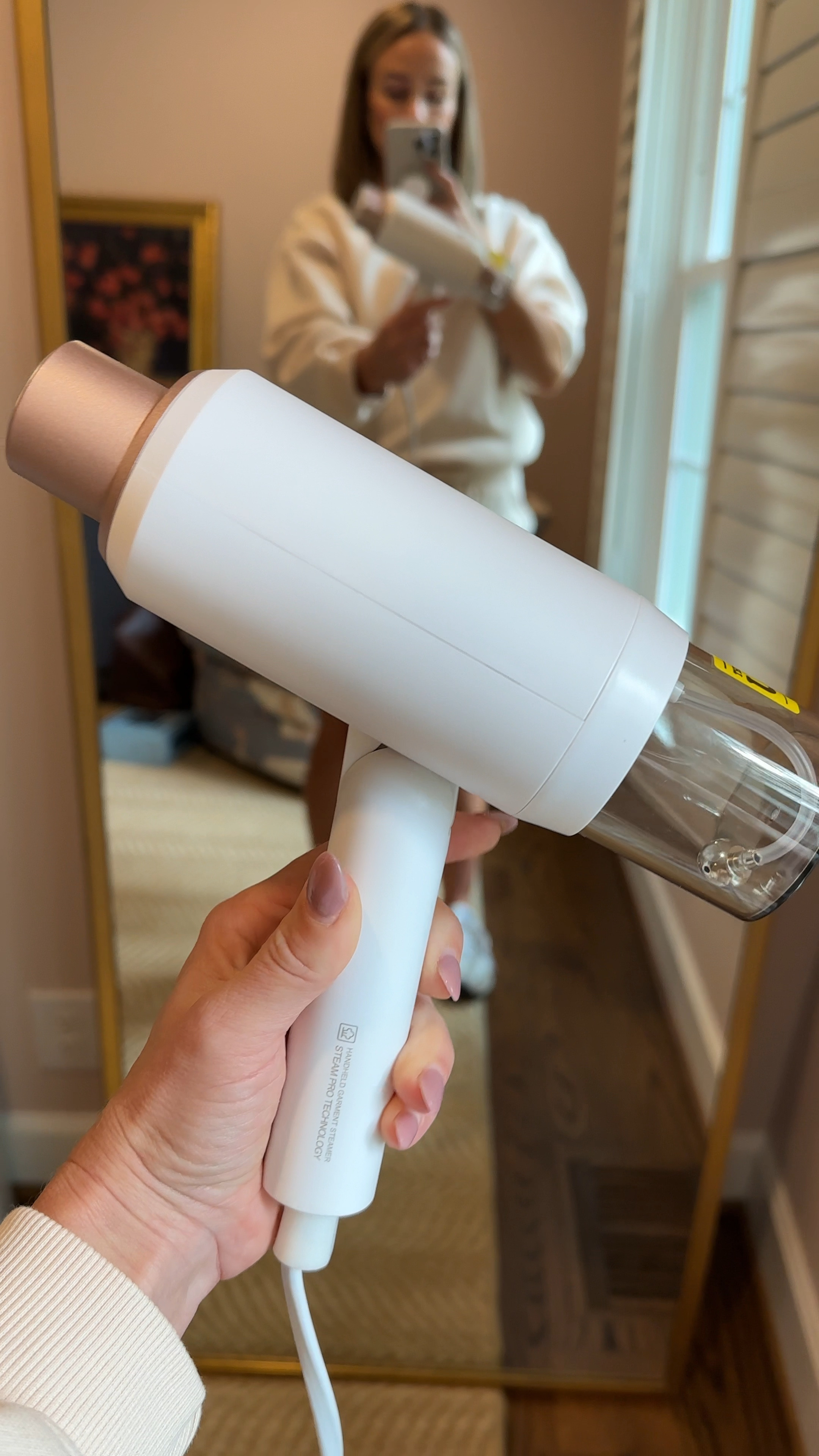 This clothing steamer works SO well. The handle folds down so it’s great for travel too  

#LTKVideo #LTKtravel #LTKxPrime