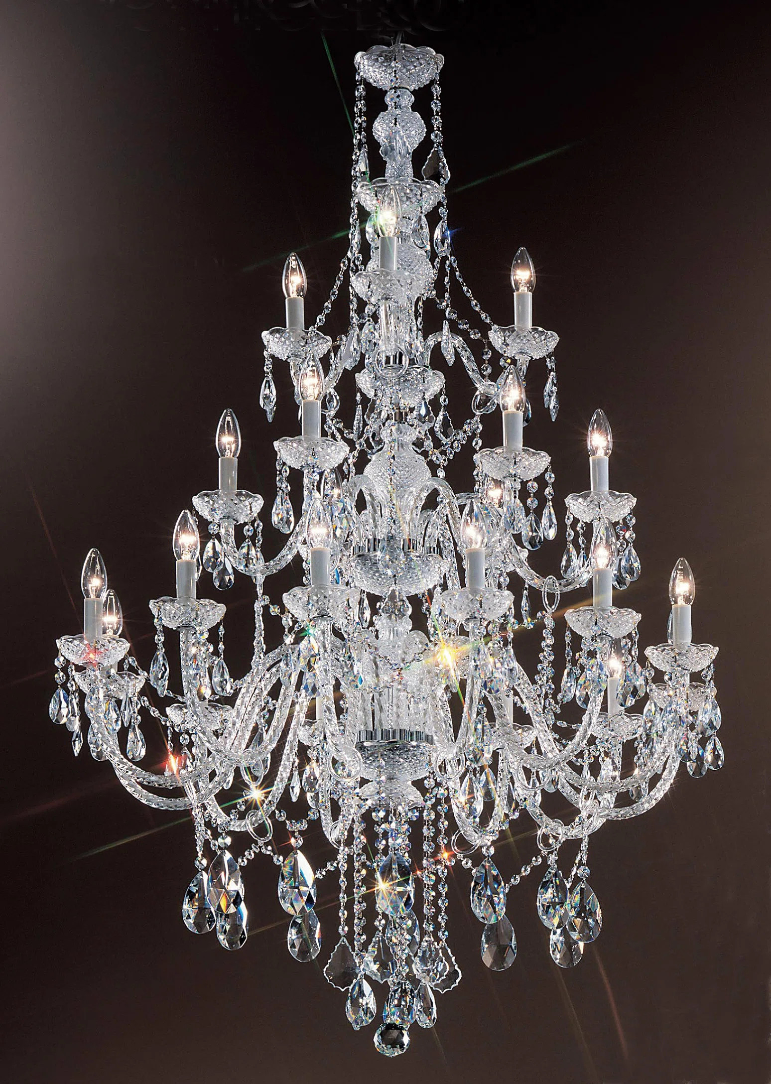 Greig 21 - Light Glass Dimmable Tiered Chandelier | Wayfair North America