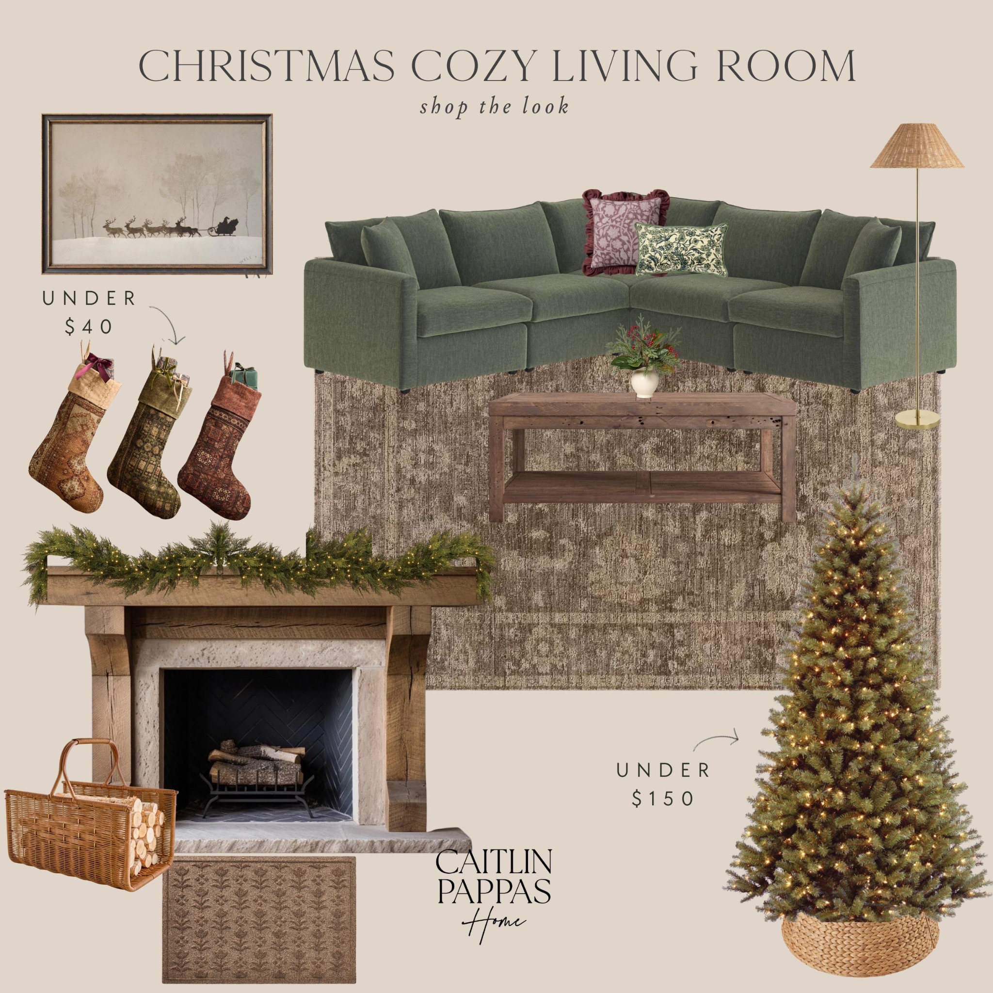 Cozy Christmas living room inspiration 🎄🤎 Christmas decor, Christmas home, living room styling, neutral home, holiday home decor 

#LTKSeasonal #LTKHome #LTKHoliday