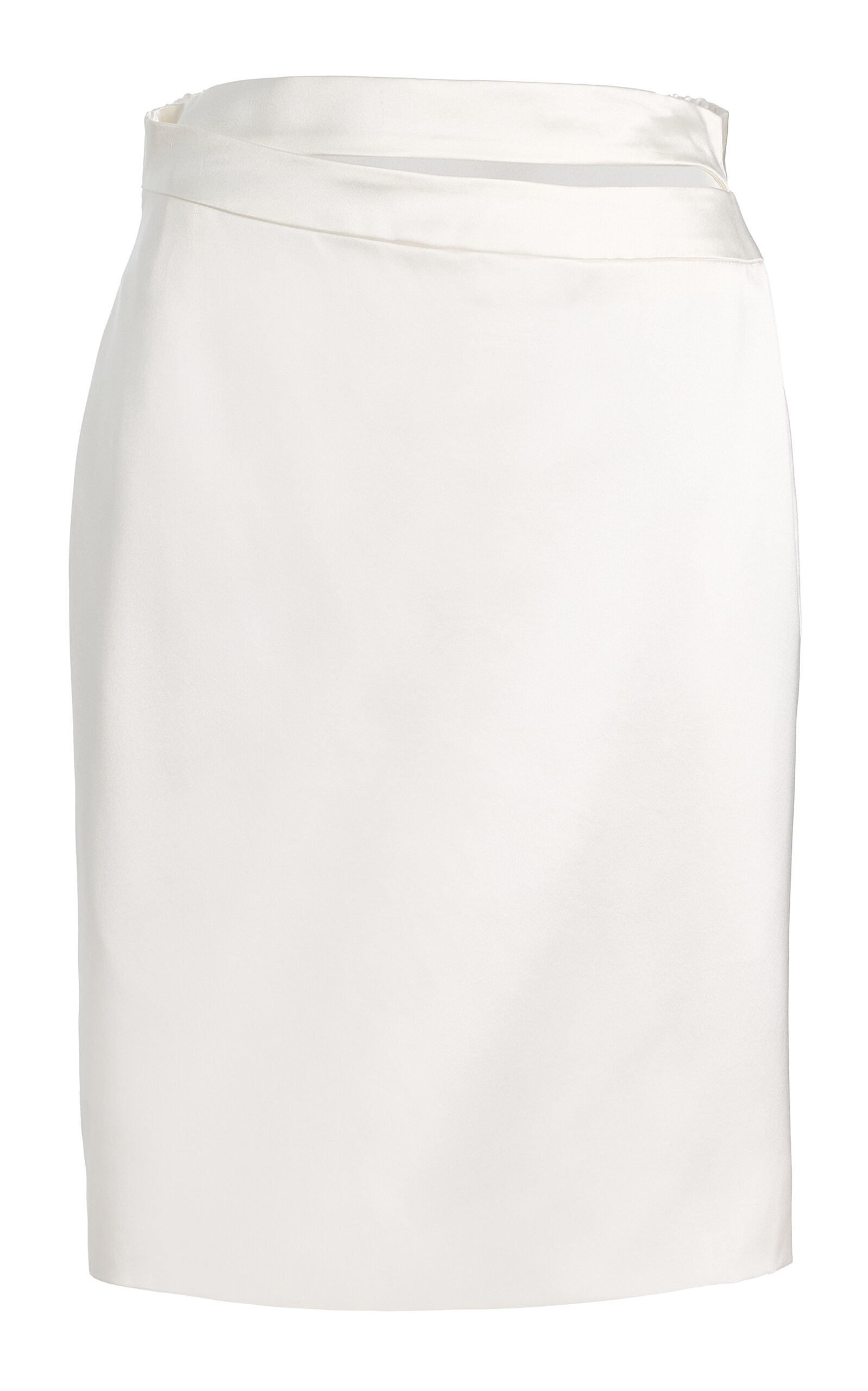 Tove - June Silk Midi Skirt - White - FR 38 - Moda Operandi | Moda Operandi (Global)