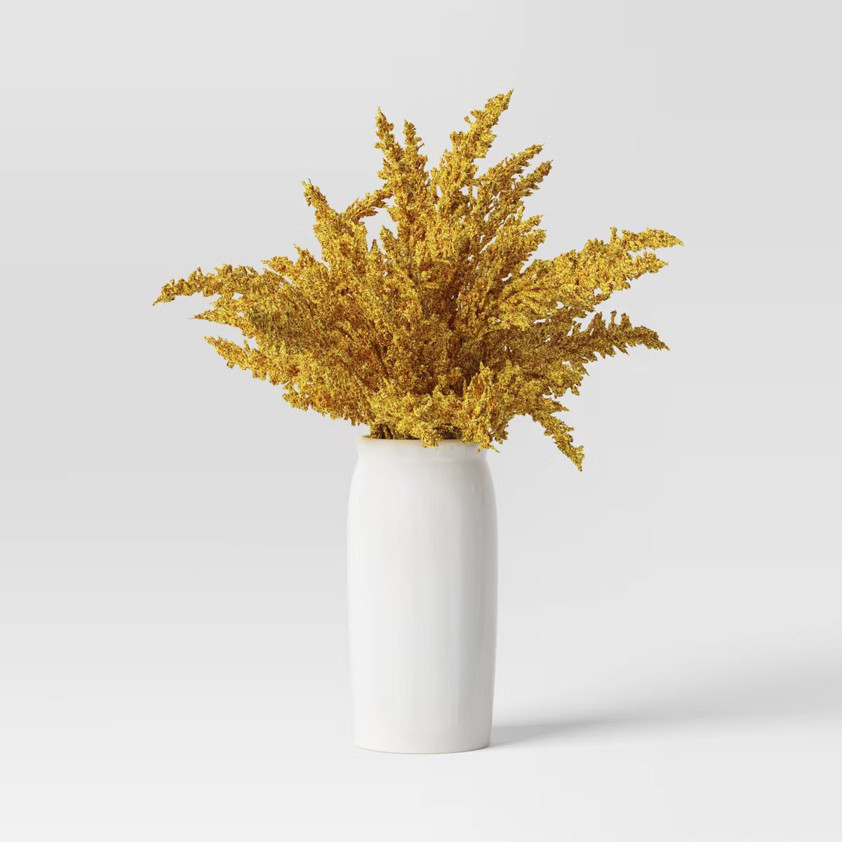 Goldenrod Artificial Plant Arrangement in Ceramic Pot - Threshold™ | Target