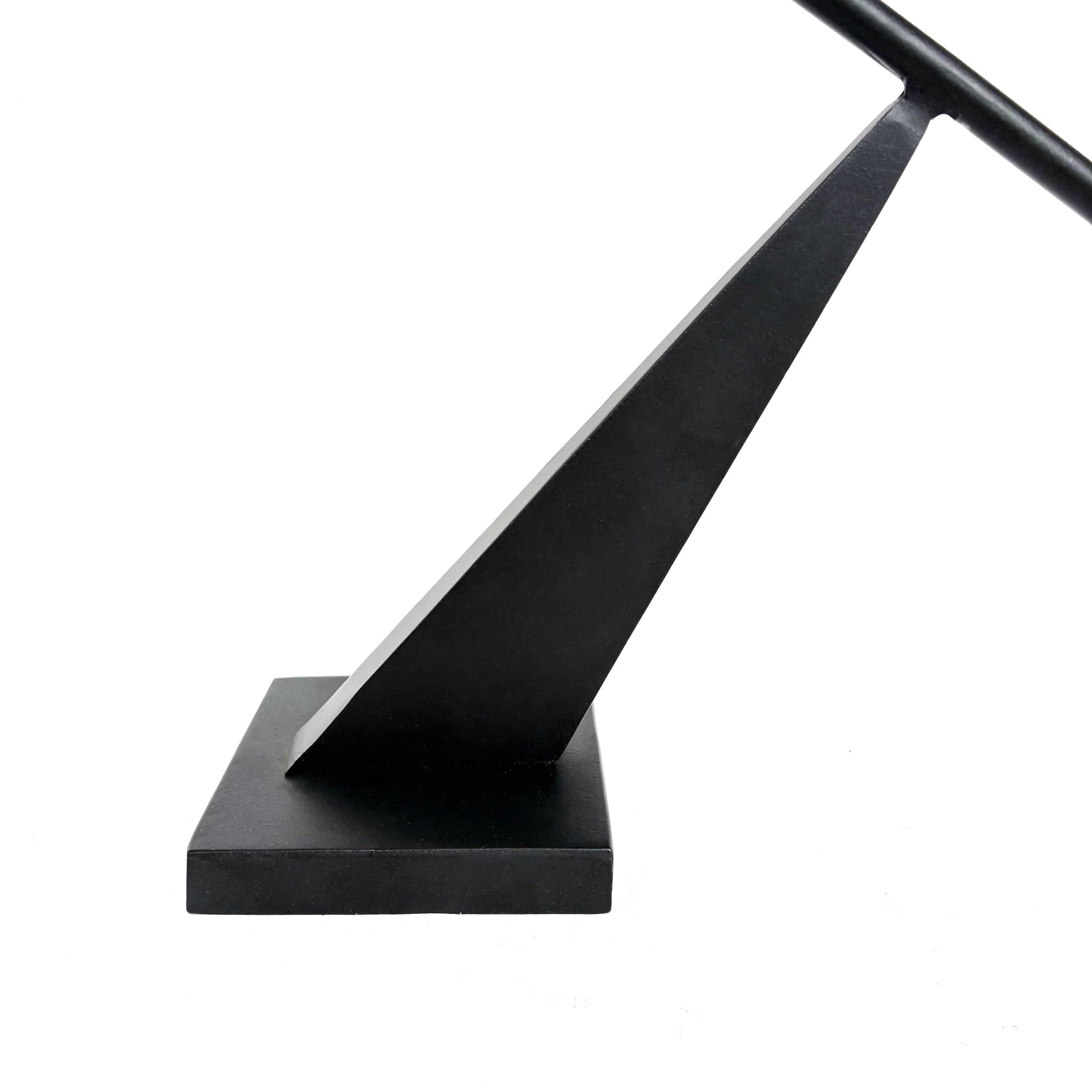 Remenna Black Metal Modern Candle Holder Candlestick Holders Decorative Candle Stand, Tapered Can... | Amazon (US)