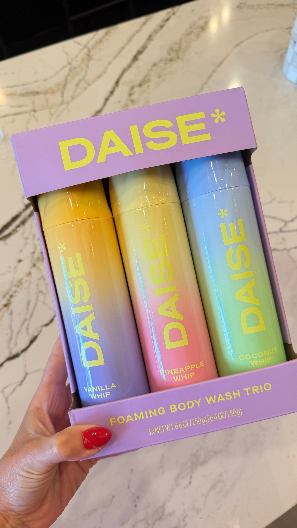 Trying out this new Daise whipped body wash!