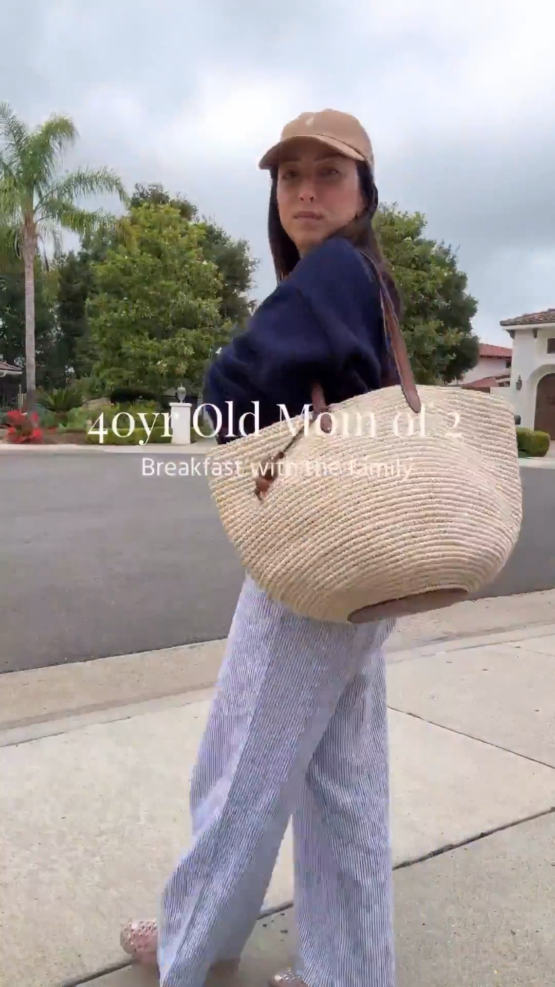 40yr old mom of 2. What I wore to: Breakfast with the family

Everlane box cut tee medium
Gap crop cotton sweater petite small
Gap Factory linen pants petite xs
Steve Madden Jelly flats 5
Hunting Season tote
Polo Ralph Lauren hat
Dorsey James necklace 15"
Electric Picks earrings

#LTKmomlife #LTKPetite