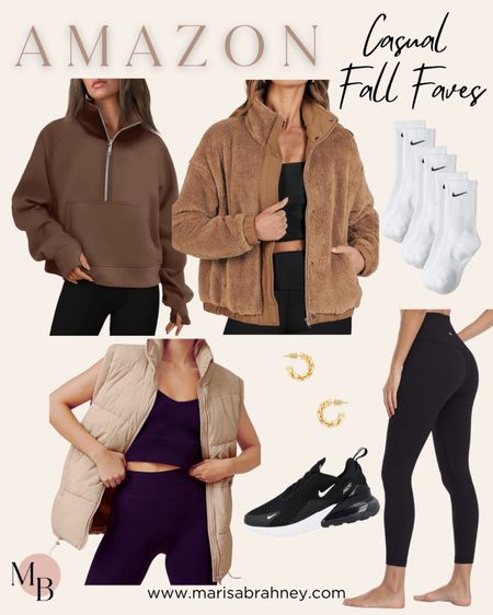 With fall here I'm all bout embracing these cozy casual vibes! From warm leggings to sweaters, sneakers, and stylish earrings, let's stay comfy and chic this together this season. #FallFashionFavs #ComfyAndChic #AmazonFinds #Sweater #Leggings #FallFashion

#LTKstyletip #LTKSeasonal #LTKHoliday