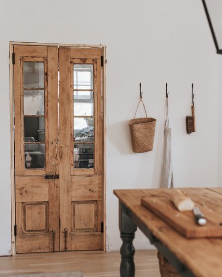 The perfect faux antique French doors made from cutting one real antique door in half  

#LTKunder100 #LTKunder50 #LTKhome