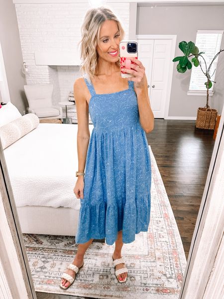 Obsessing over this blue dress from Walmart!

Walmart fashion / Walmart dress / Spring outfit / class style / braided sandal / Walmart sandal 

#LTKfindsunder50 #LTKfindsunder100 #LTKshoecrush