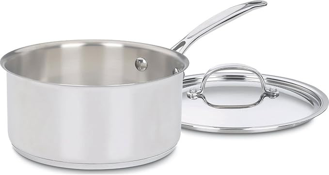 Cuisinart Saucepan w/Cover, Chef's-Classic Stainless Steel Cookware Collection, 3-Quart, 7193-20 | Amazon (US)