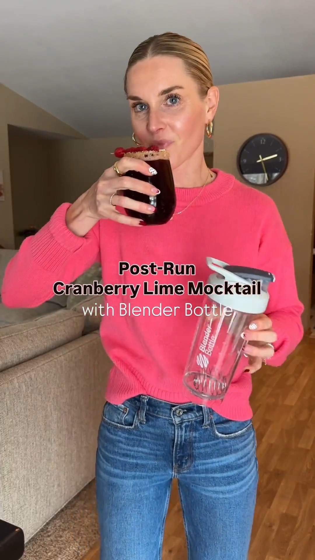 Try this post-run drink to help with recovery and reducing inflammation. 🍒 Mix in a BlenderBottle for a smooth mocktail that can also be served for Valentine/Galentine's Day! 

#blenderbottle #itbeginswithblenderbottle #teamblenderbottle #targetpartner #target @blenderbottle @target