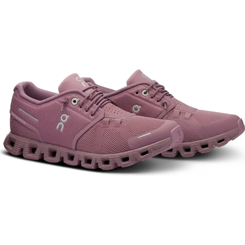 On Cloud 5 Running Shoe in Fig/Quartz at Nordstrom, Size 5.5 | Nordstrom