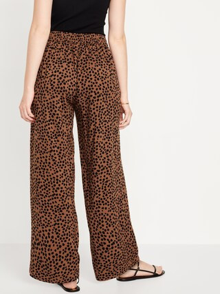 High-Waisted Playa Wide-Leg Pants | Old Navy (US)