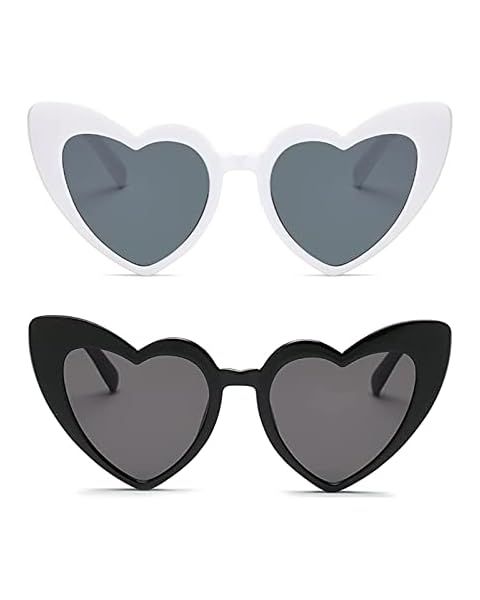 Ainiv Sunglasses, 2 Pairs Retro Sunglasses, UV 400 Sunscreen And UV Protection Sunglasses, Fashio... | Amazon (UK)