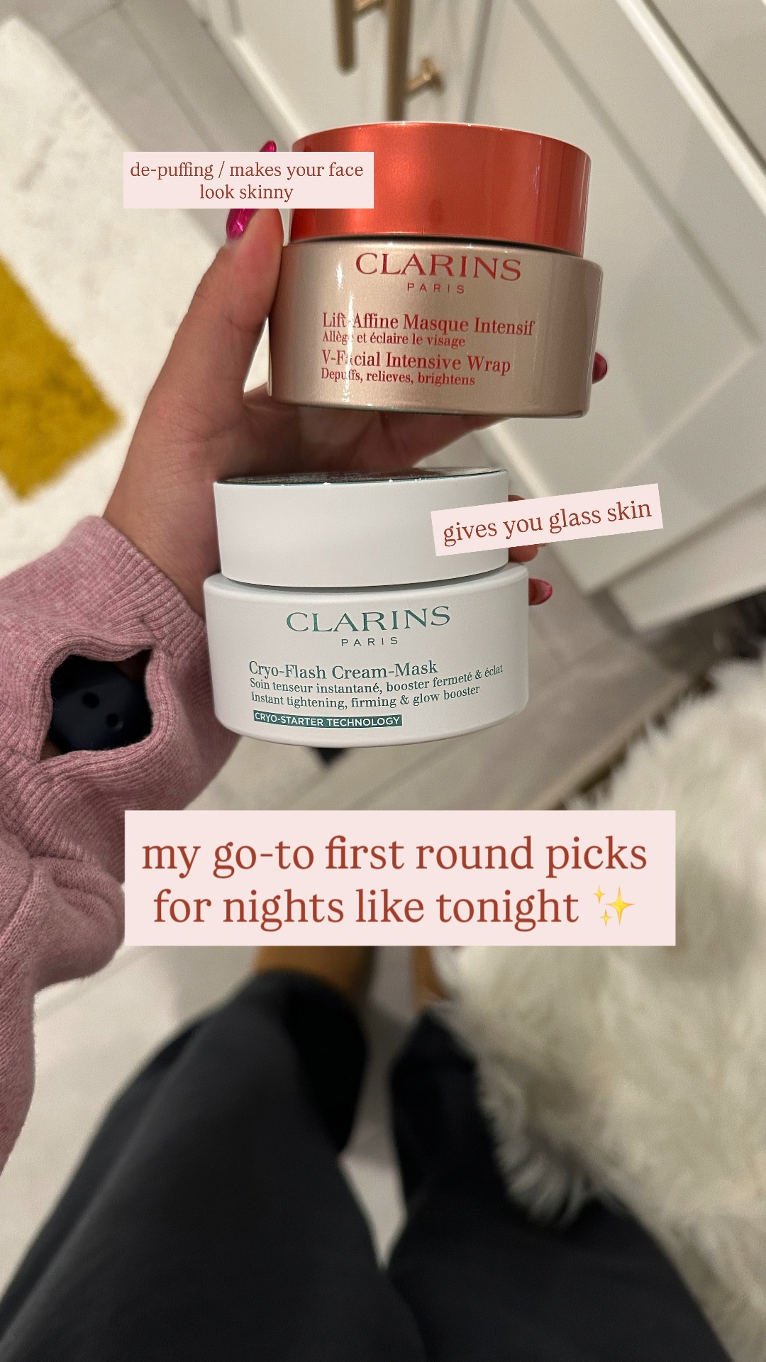 Face masks. Clarin’s depuffing mask. Glowy skincare. Glass skin. Cryo face mask. Clarin’s face mask. Cryo face mask. Glass skin. De-puffing face mask. On sale. Beauty on sale. Beauty gifts. Skincare essentials. Daytime skincare routine. Night time skincare routine. Evening skincare. Big events face mask. Clarin’s on sale. Clarin’s beauty.



#LTKBeauty #LTKTravel #LTKSaleAlert

#LTKootd #LTKdayinmylife #LTKgrwm