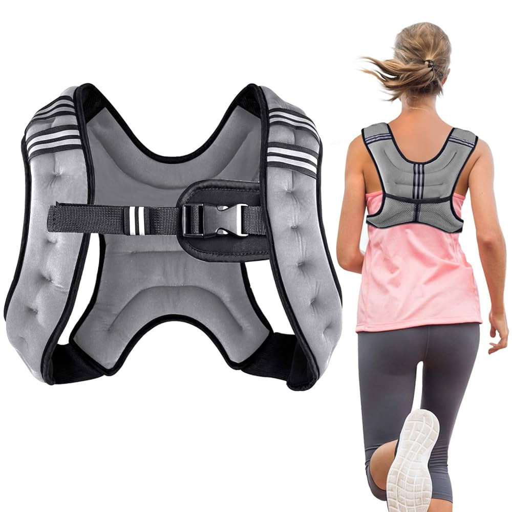 Weighted Vest Weight Vest for Men Women Kids Weights Included, Body Weight Vests Adjustable for R... | Amazon (US)