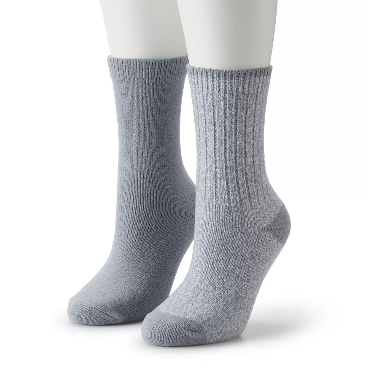Women's Sonoma Goods For Life® 2-pk. Ribbed Marl Crew Socks | Kohl's