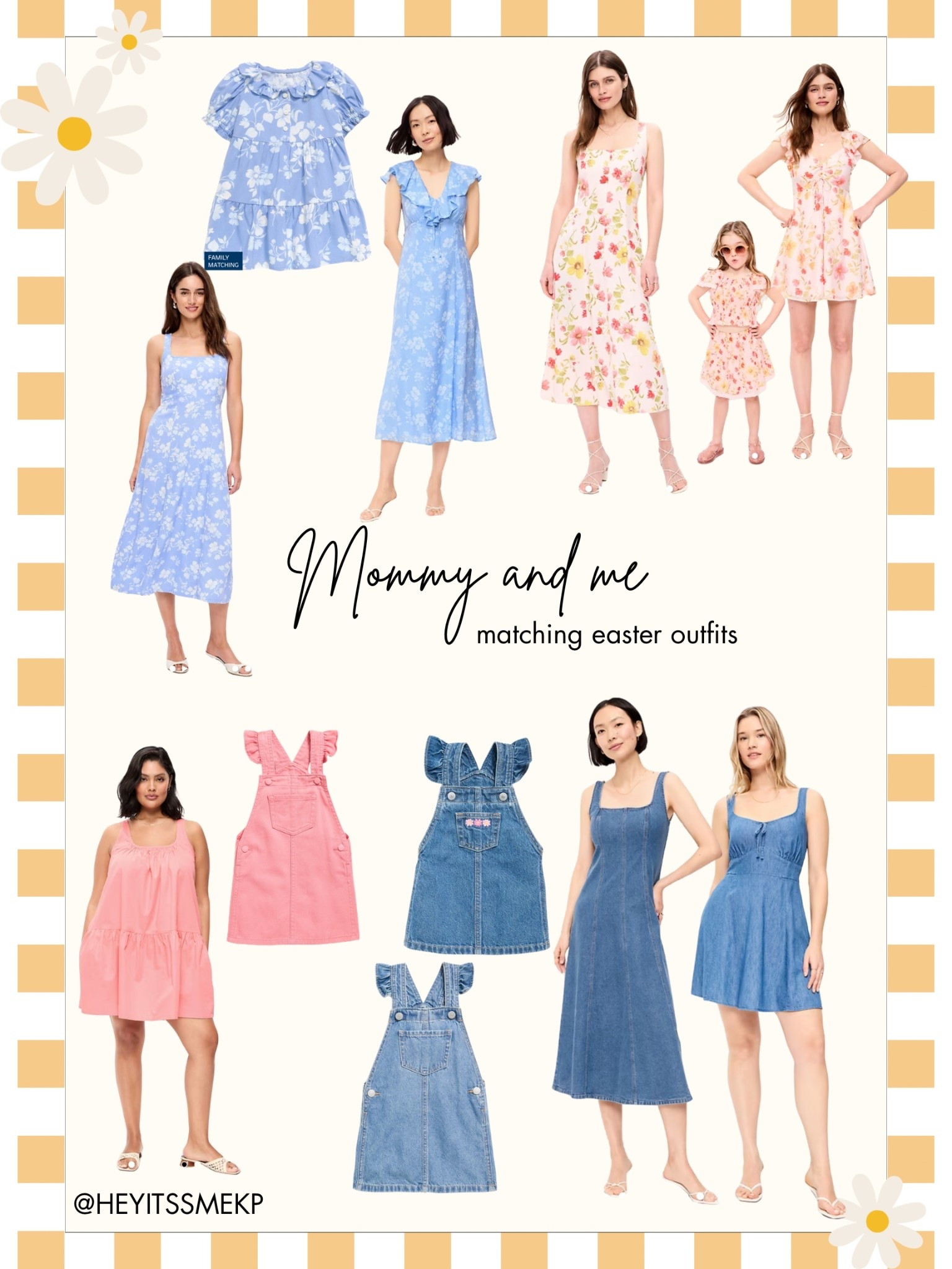 Mommy and me matching outfits for Easter! These are so cute and Old Navy is doing a huge sale rn 🌸✨

#LTKBaby #LTKmomlife #LTKootd