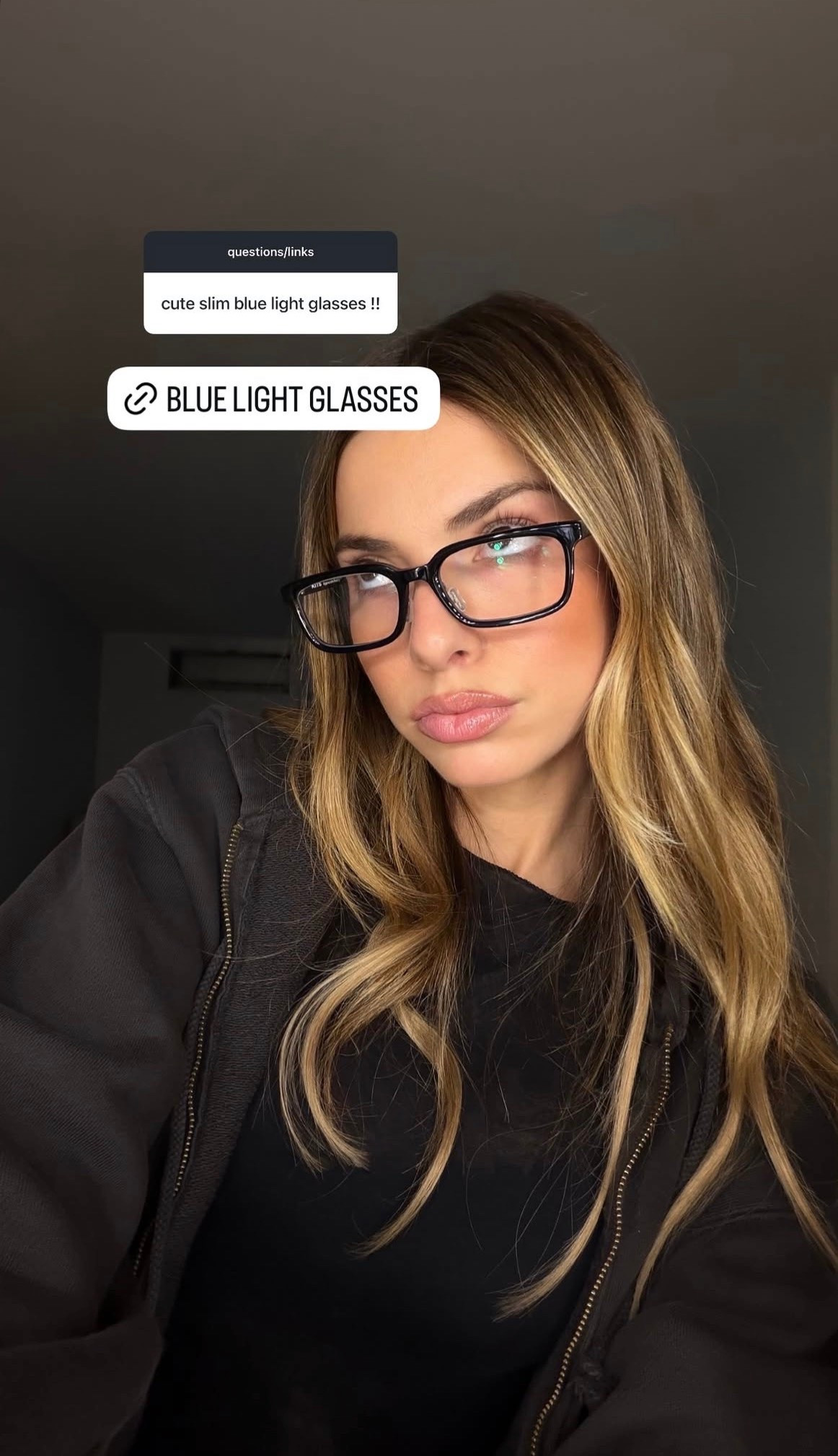 fave cute slim blue light glasses
