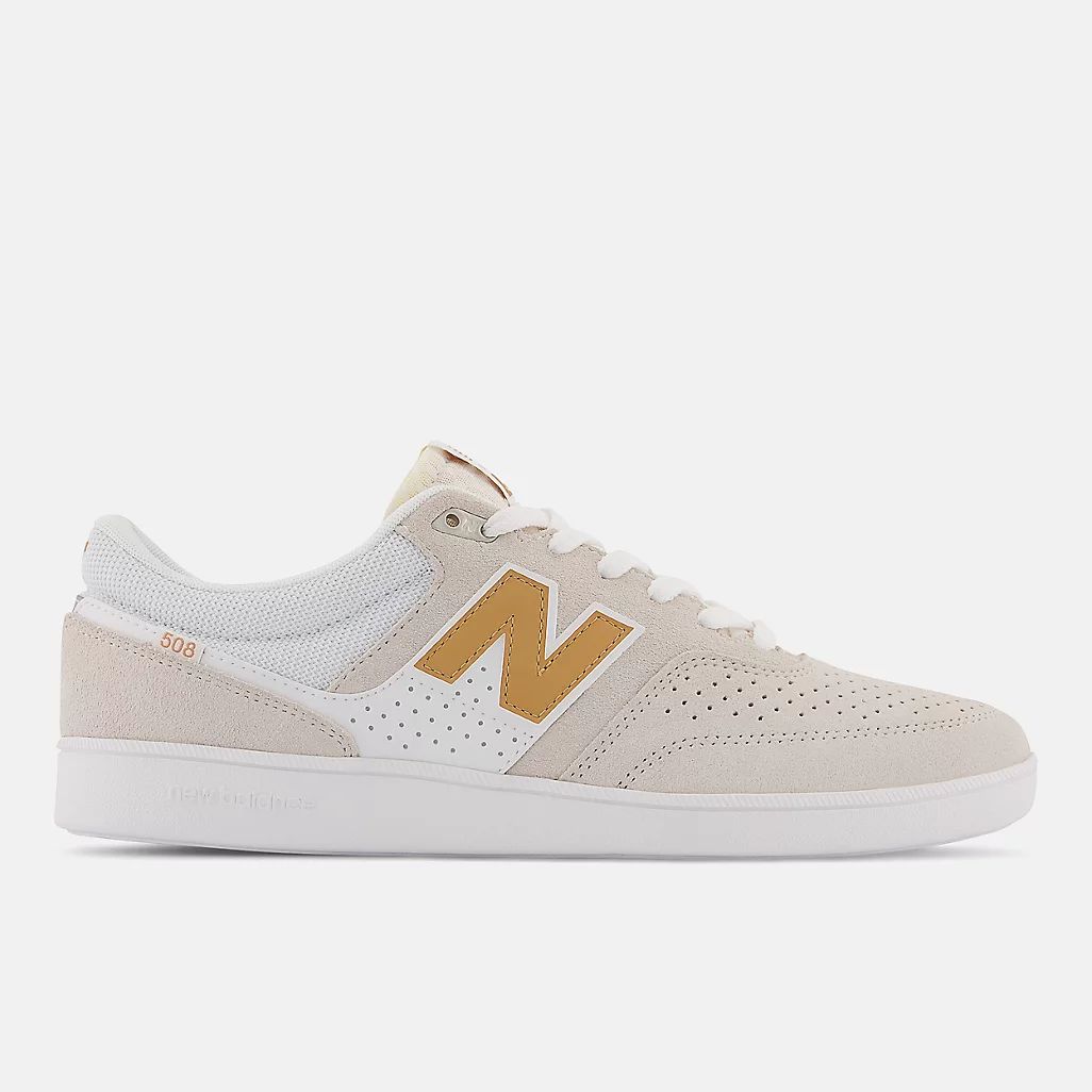 White with Tan | New Balance Athletic Shoe