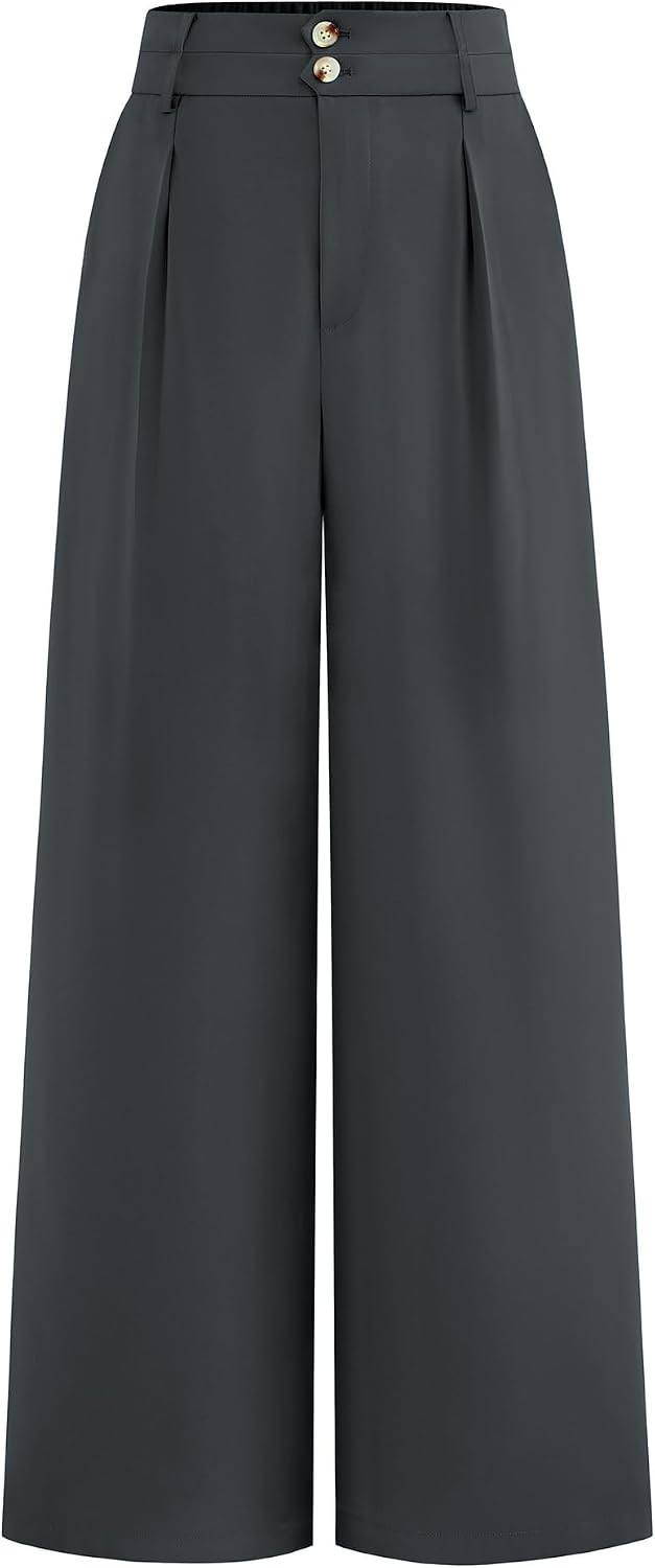 BTFBM Wide Leg Dress Pants Women Business Casual Outfits | Amazon (US)