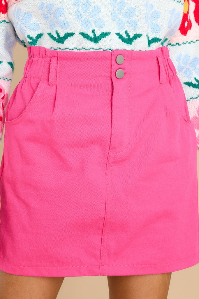 Seeing Sunshine Fuchsia Pink Skirt | Red Dress 