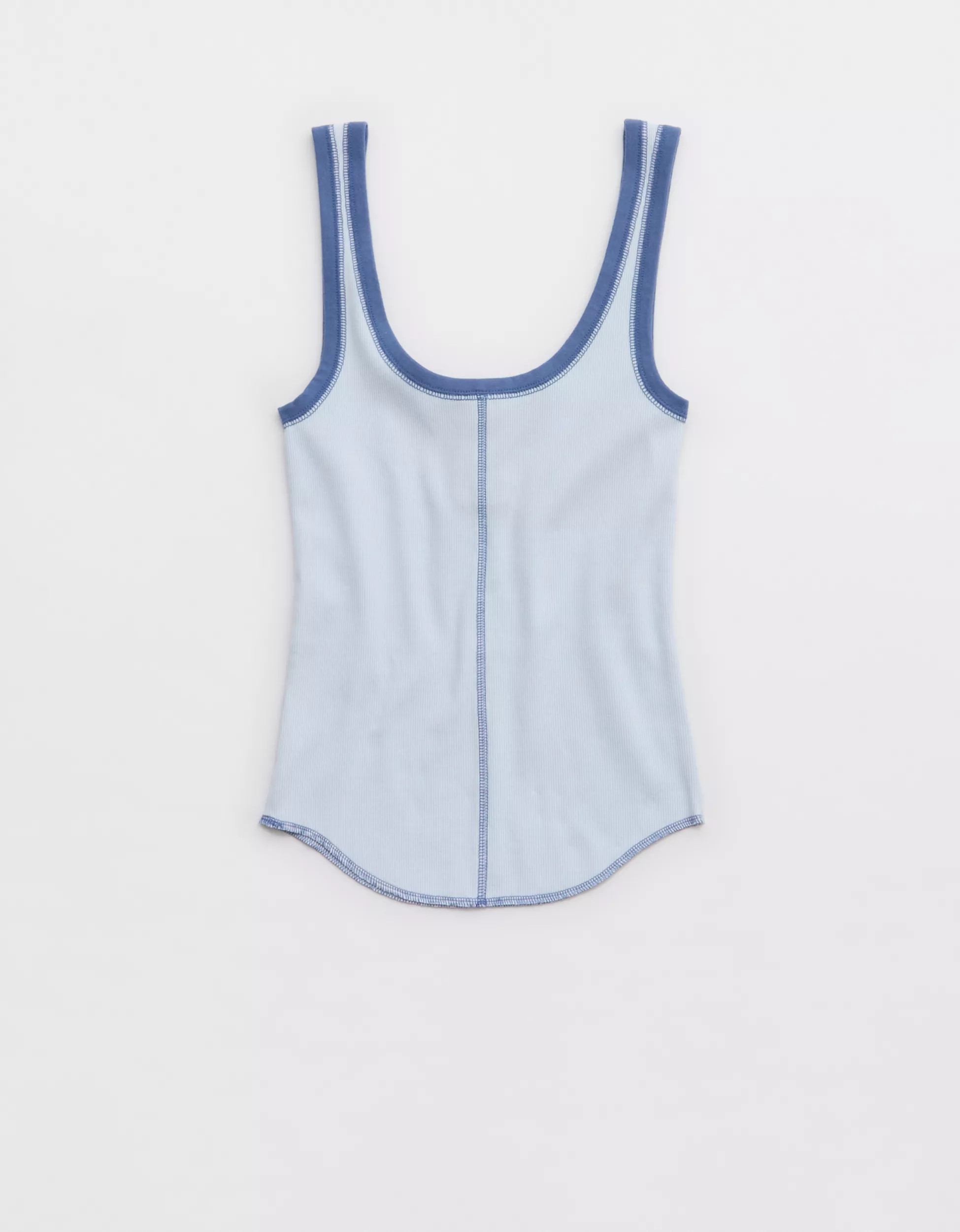 Aerie Ribbed Henley Tank Top | Aerie