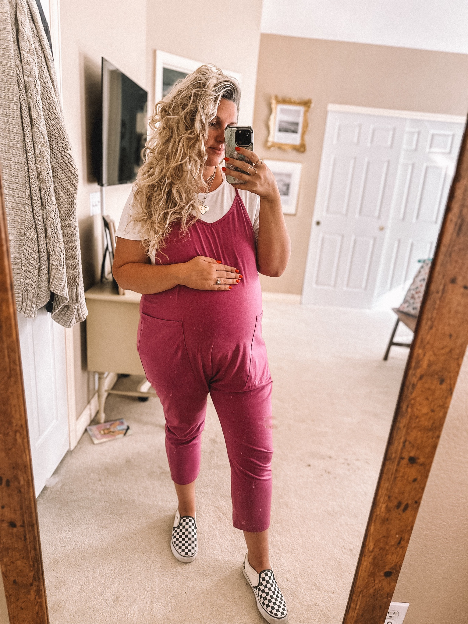 Free people jumpsuit dupe Amazon vans maternity outfit 

#LTKStyleTip #LTKFindsUnder50 #LTKBump