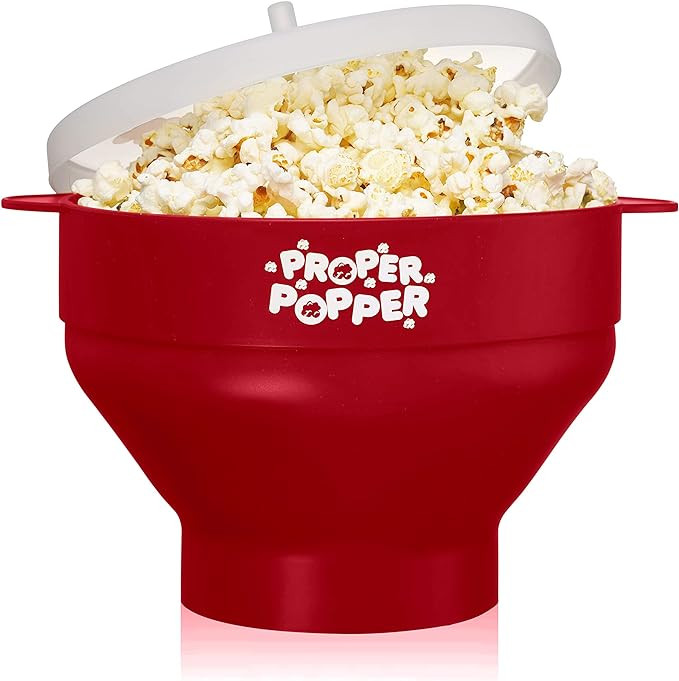 The Original Proper Popper Microwave Popcorn Popper, Silicone Popcorn Maker, Collapsible Bowl BPA... | Amazon (US)
