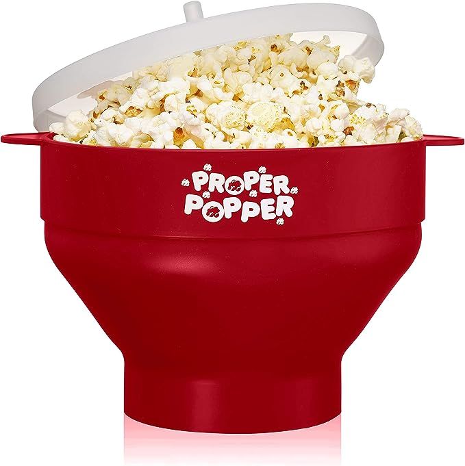 The Original Proper Popper Microwave Popcorn Popper, Silicone Popcorn Maker, Collapsible Bowl BPA... | Amazon (US)