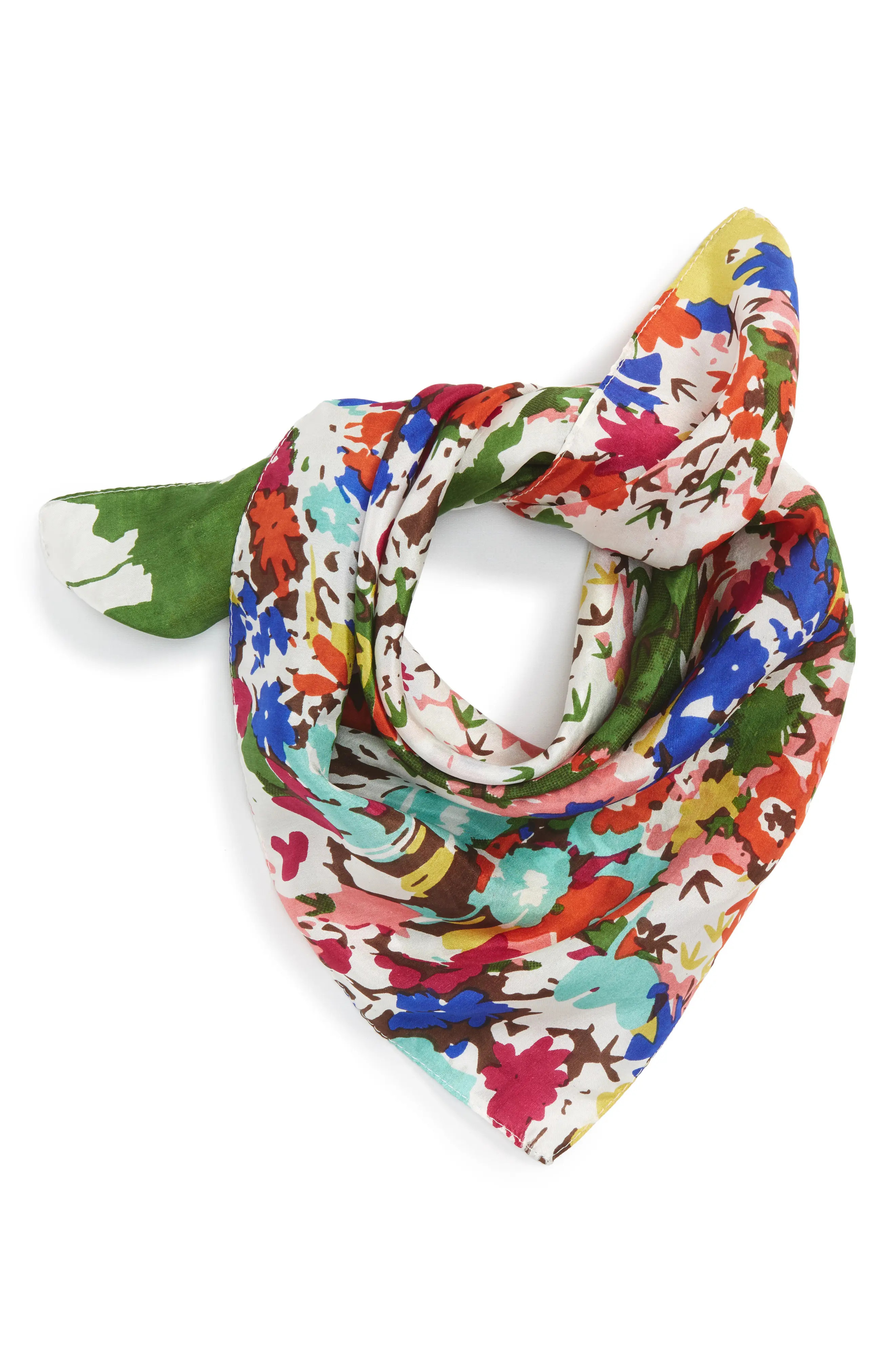 Floral Print Silk Bandana | Nordstrom