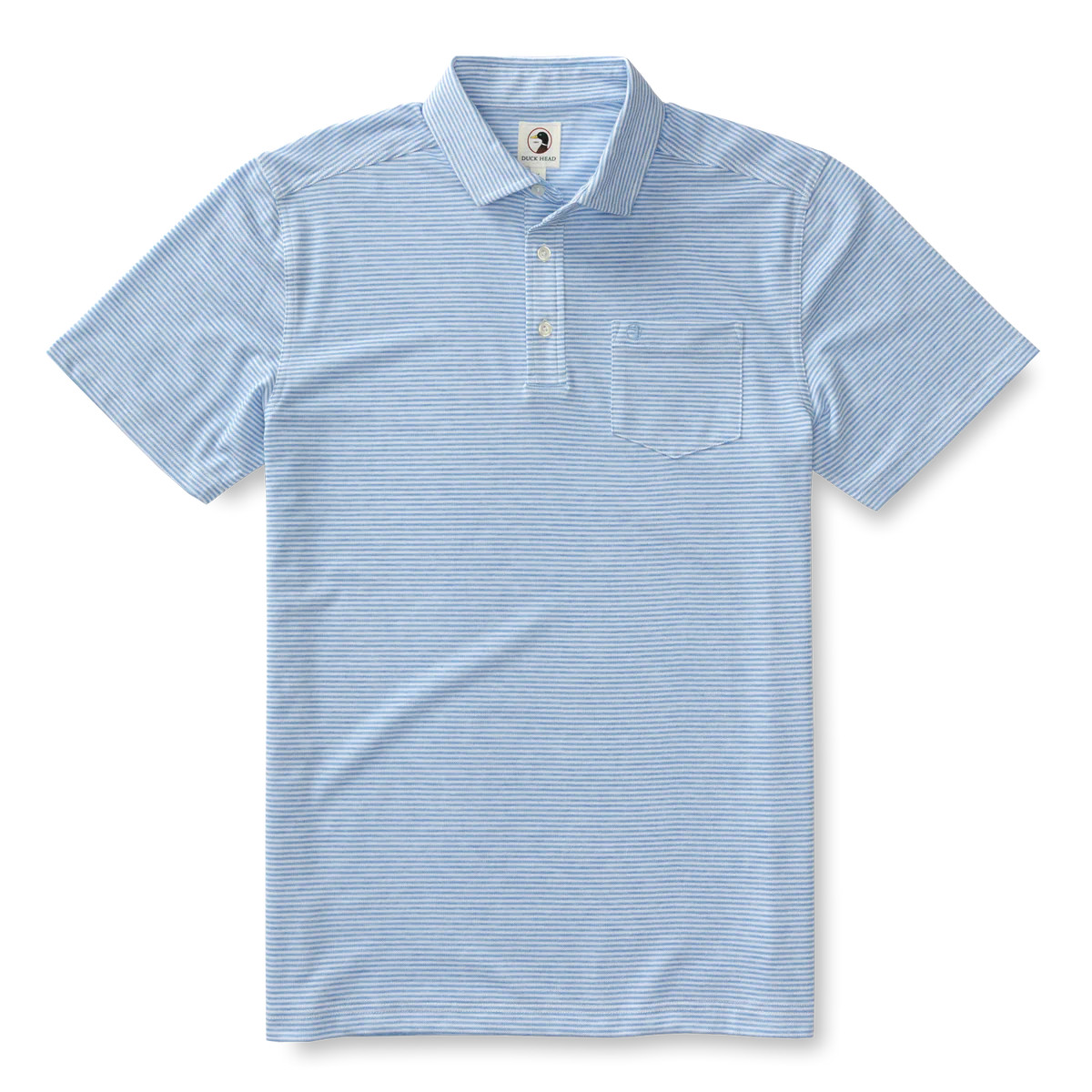 Summerford Stripe Performance Pique Polo | Duck Head Apparel