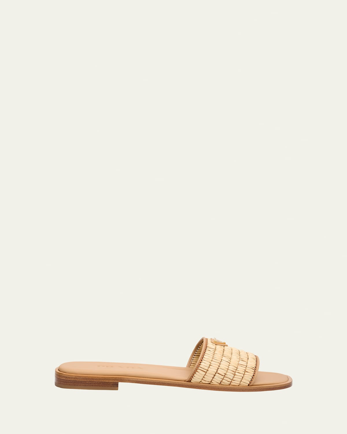 Stuoia Raffia Easy Slide Sandals | Bergdorf Goodman