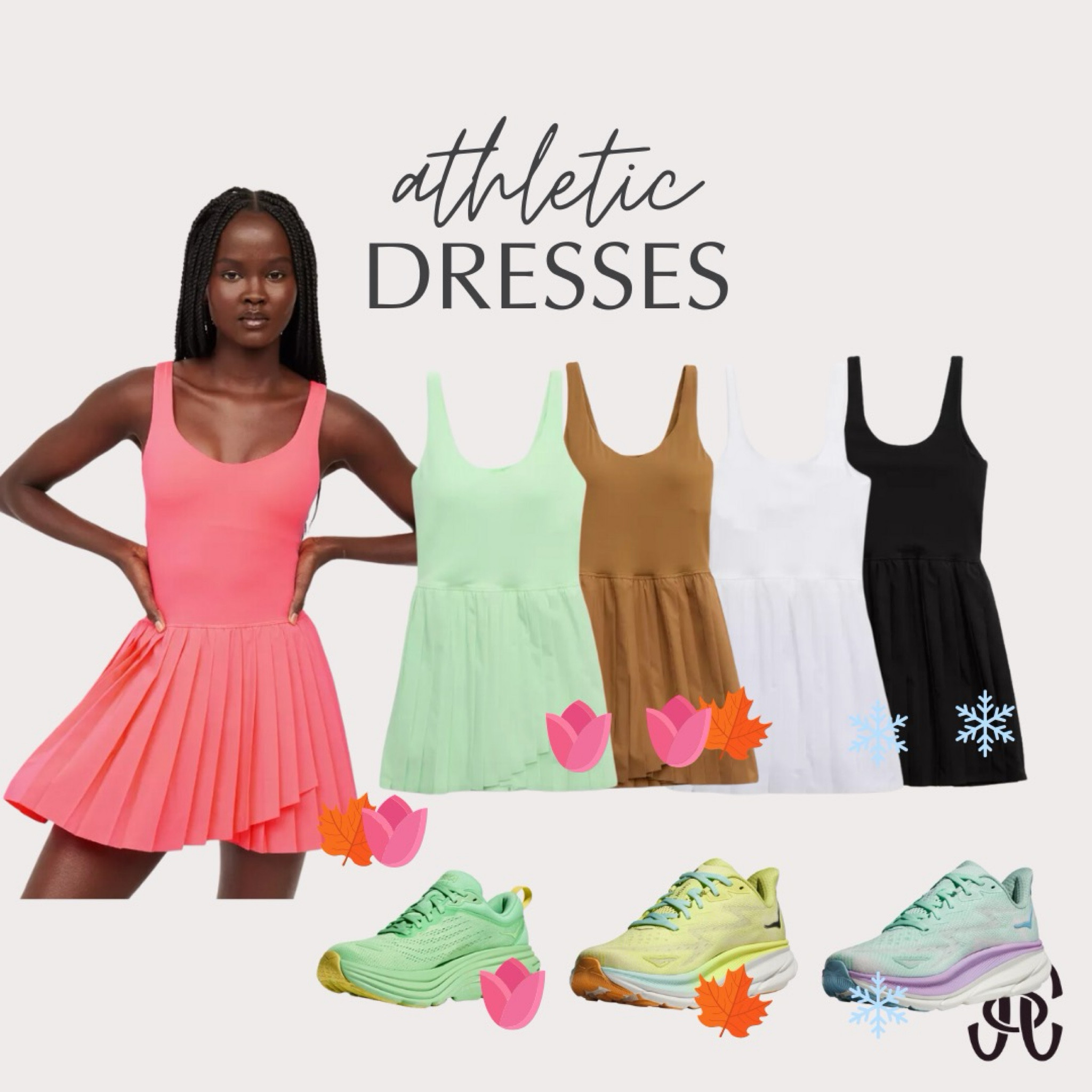 Such a cute athletic dress with Hoka options. #hocspring #hocwinter #hocautumn Tennis Core Golf pickleball 

#LTKActive #LTKtravel