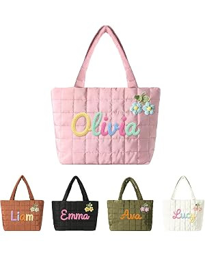 Personalized Nylon Tote Bag, Cute DIY Yarn Decor, Bachelorette Party Favors, Ideal Wedding Brides... | Amazon (US)