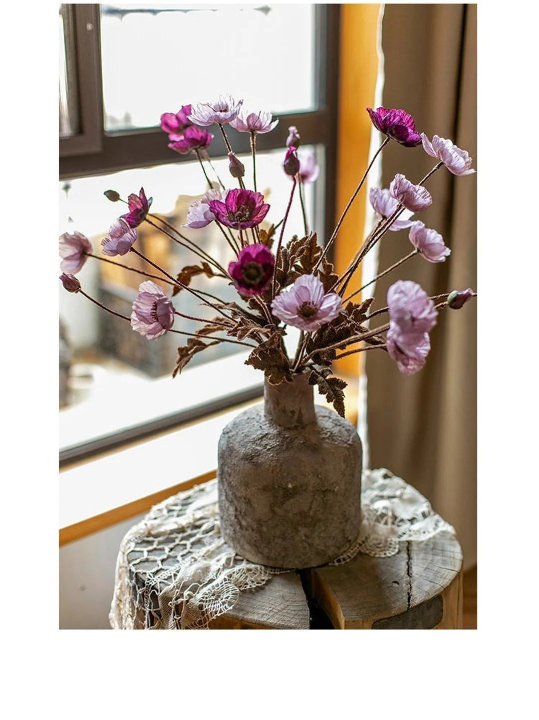 Silk Poppy, Artificial Poppy, Silk Wildflowers, Artificial Faux Flower, Faux Wildflowers, Home De... | Etsy (AU)