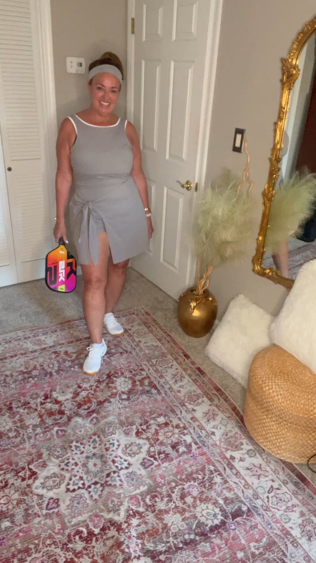 Pickleball, Tennis or golf. The perfect athletic dress with tie waist and high neckline.

#LTKSwim #LTKTravel #LTKActive