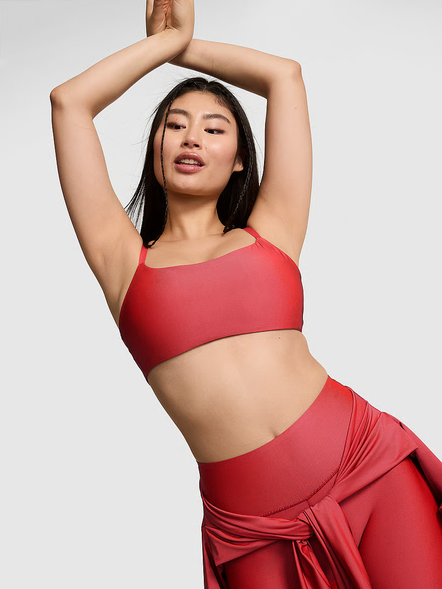 IRIDESCENT SQUARE-NECK SPORTS BRA | Victoria's Secret (US / CA )