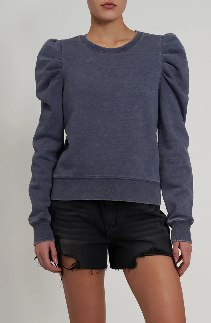 Rebecca Minkoff Janine Puff Sleeve Sweatshirt | Nordstrom | Nordstrom