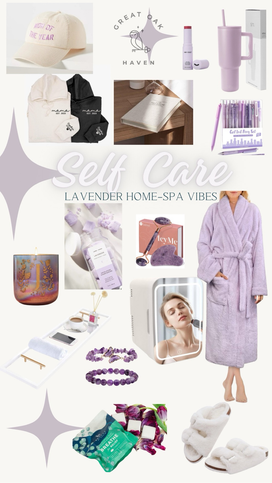 💜 hey mama you deserve some luxe self care without the luxe price tag 

✨Here are some amazing bathroom accessories & spa-like goodies to create your own spa experience at home 

🫶 Lavender Haze Vibes 
-Kelly 

#LTKFindsUnder100 #LTKGiftGuide #LTKHome