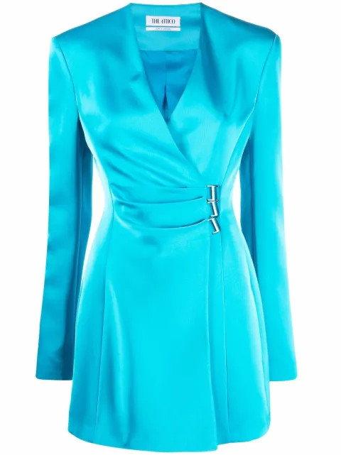Vestido de cetim com fivela | Farfetch (BR)