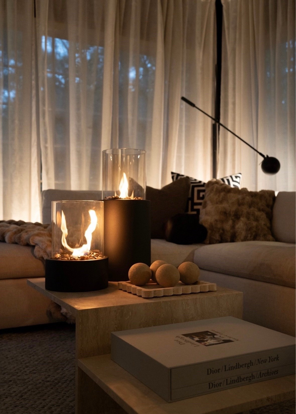 After dark… it’s all about the lighting! I am going all in this winter for a cozy vibe! I use fire pits and lamps to add layers, warmth, mood and interest to a room! I love to use items that have significant impact while being super affordable. These items can transform any room into a magical space! 🖤


#LTKHome #LTKHoliday #LTKSeasonal