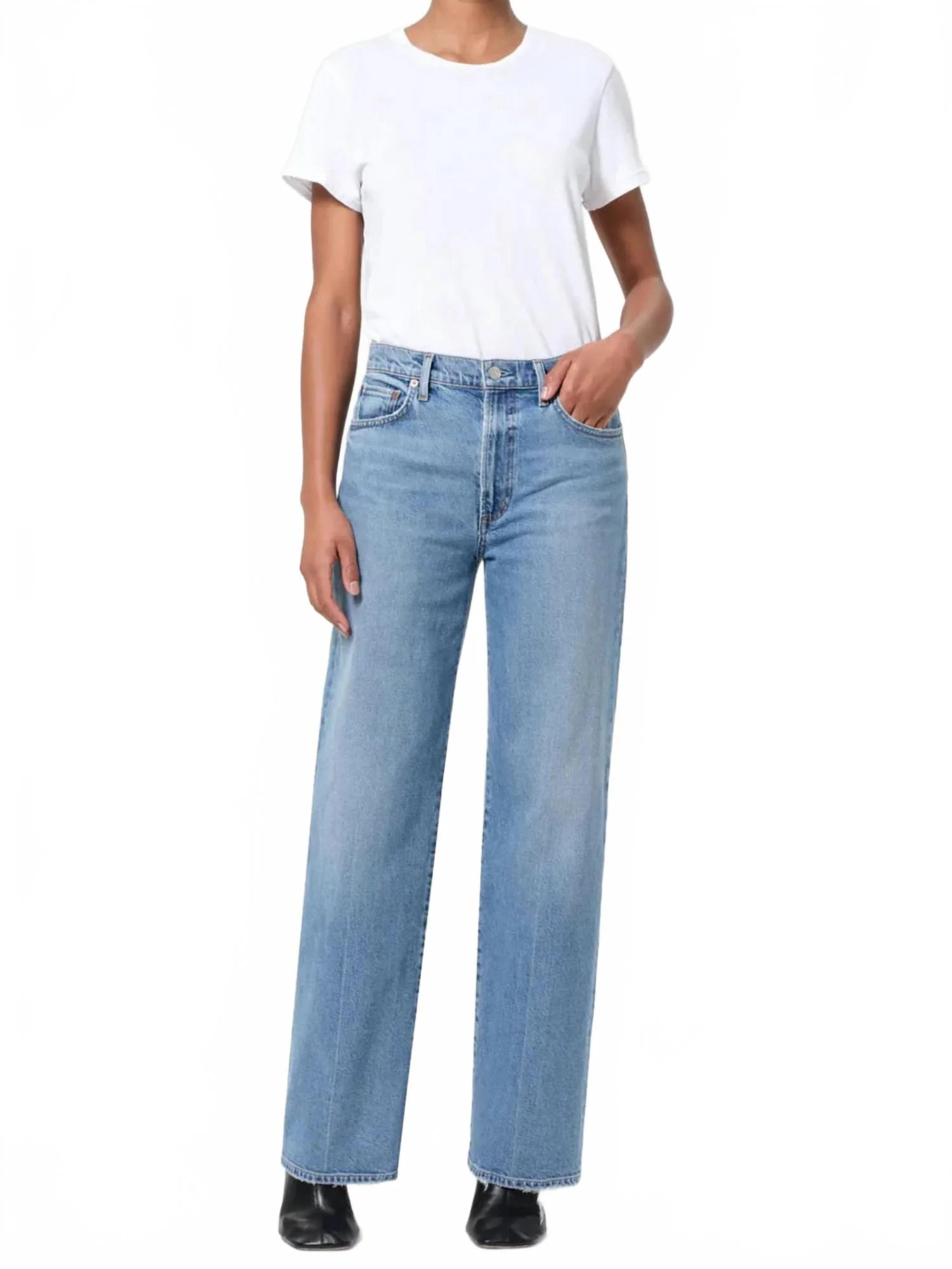 Women's Harper Straight Jean In Kindle | Shop Simon