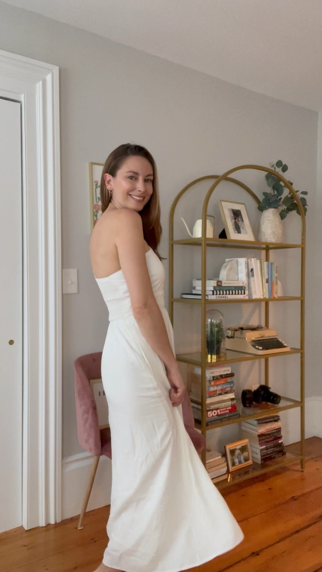 Cutest Amazon dress, comes in lots of colors, maxi dress, bridal style, one shoulder dress, Amazon, cute dress 

#LTKunder100 #LTKstyletip #LTKunder50