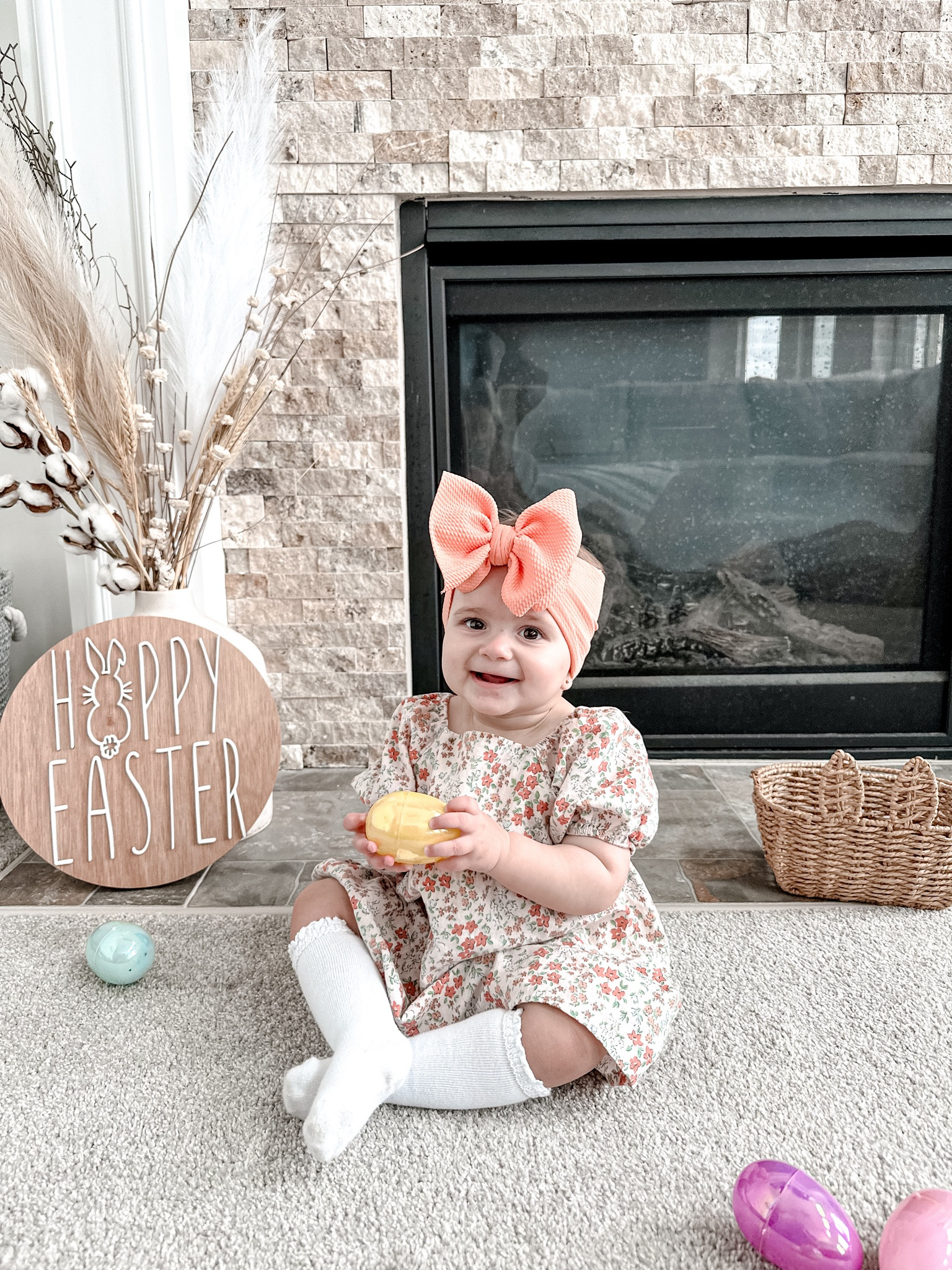 Belated Easter Sunday outfit! 🐰💓✝️🐣

Everytime i shop at Kohls, I have to check out the new Little Co in stock, and somehow I always leave with every single item 😂🫣 it’s an addiction! 

TTS! Wearing a size 12m here, with room to grow! 

#LTKkids #LTKbaby