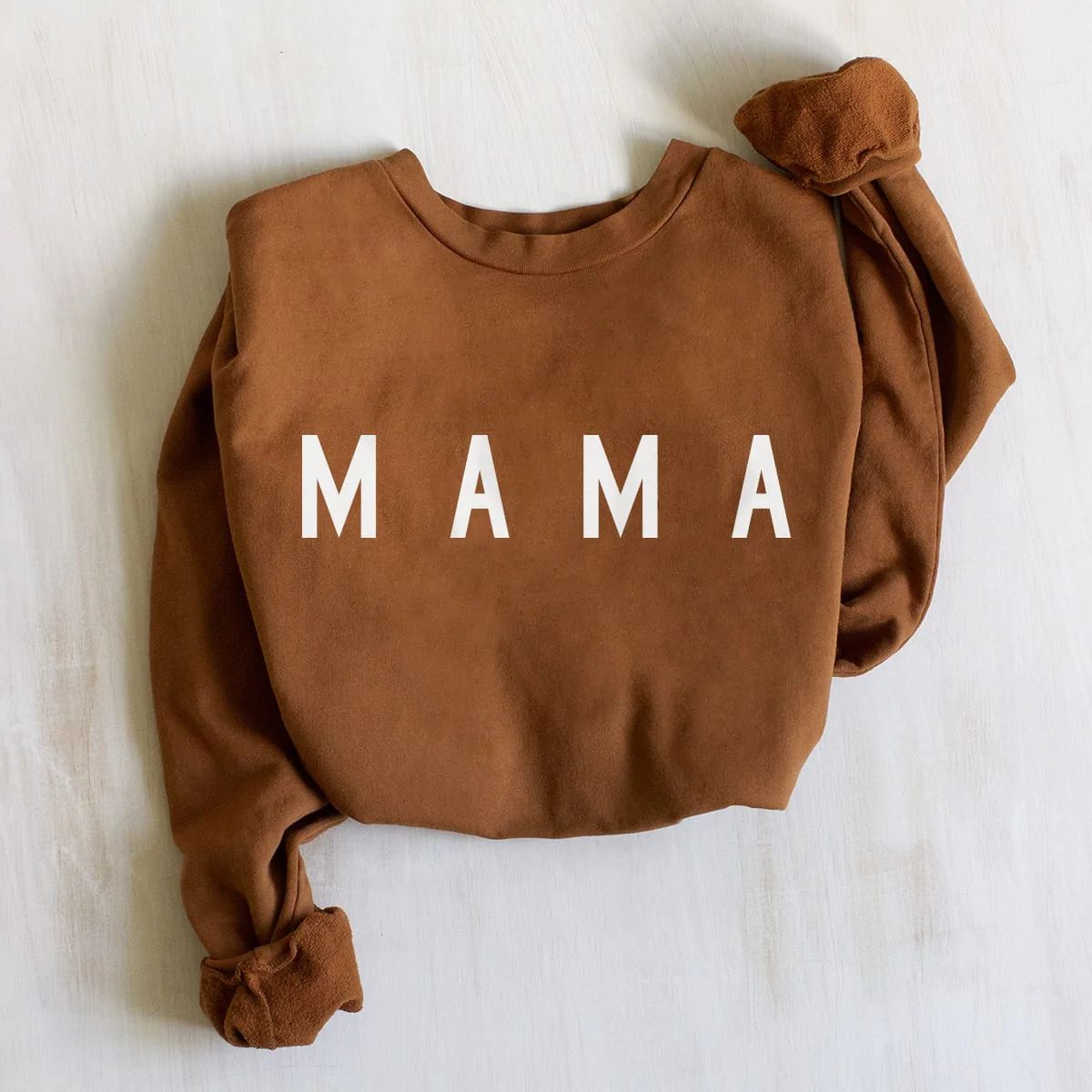 Womens Mama Everyday Sweatshirt in Football Color - Football / S - Ford And Wyatt | Ford and Wyatt