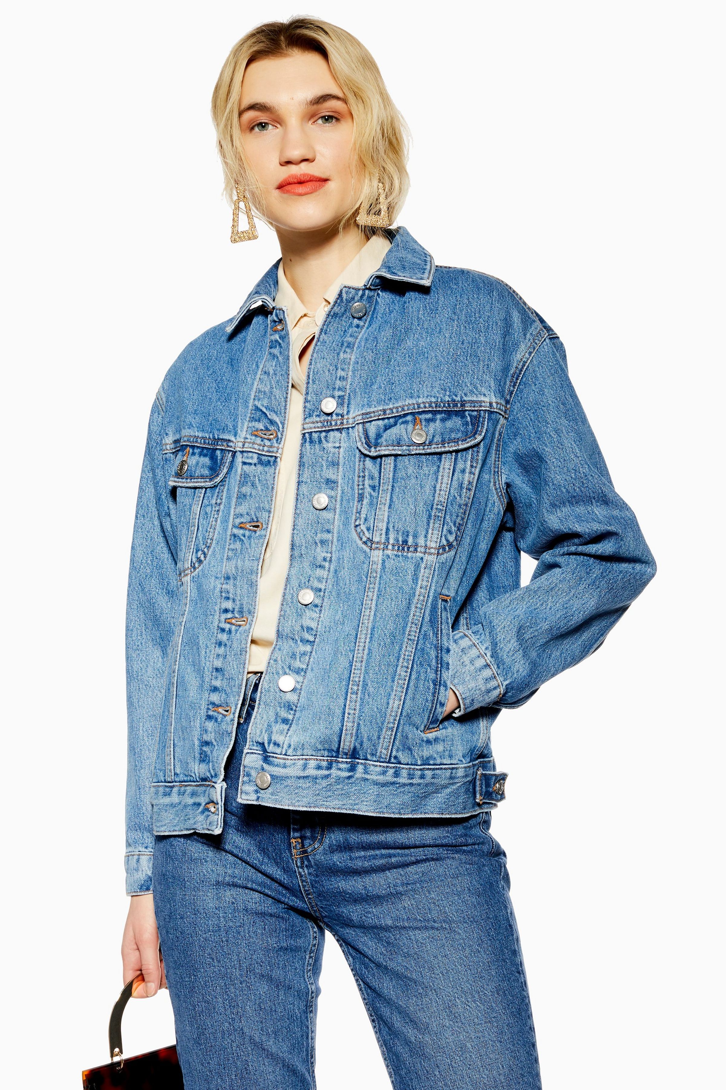 Oversized Denim Jacket | Topshop UK